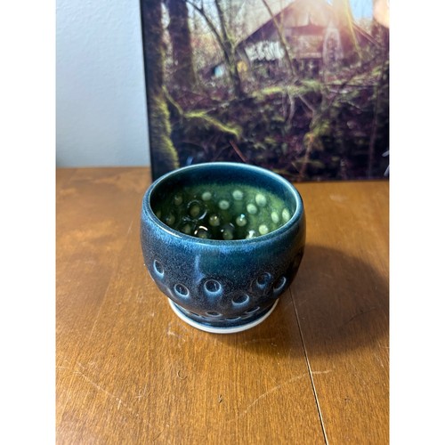 Shaving cream bowl blue - shaving,
