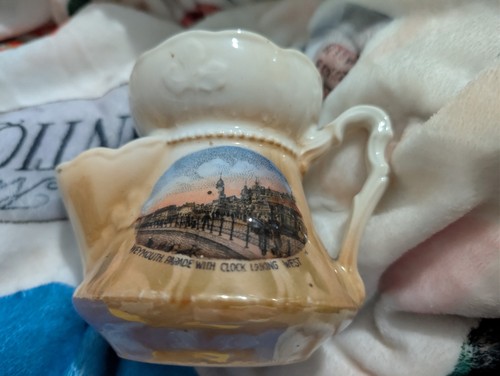 Vintage souvenir scuttle mug - scuttle,