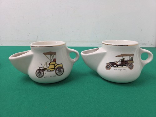 Pair vintage scuttle - of,