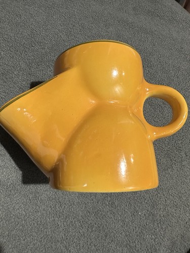 Vintage mustard yellow ceramic - mustard,
