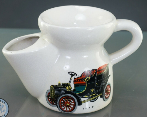 Vintage ceramic shaving mug - vintage,