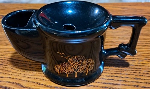 Vintage black ceramic - black,
