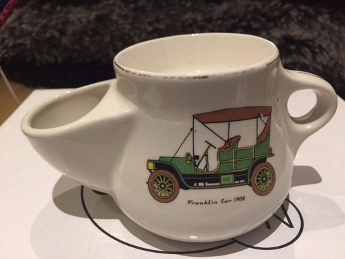 Vintage shaving mug scuttle - mug,