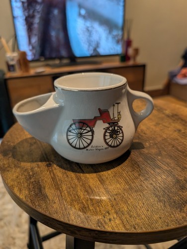 Vintage shaving scuttle - scuttle, mug