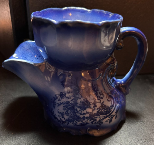 Antique flow blue ironstone - antique,