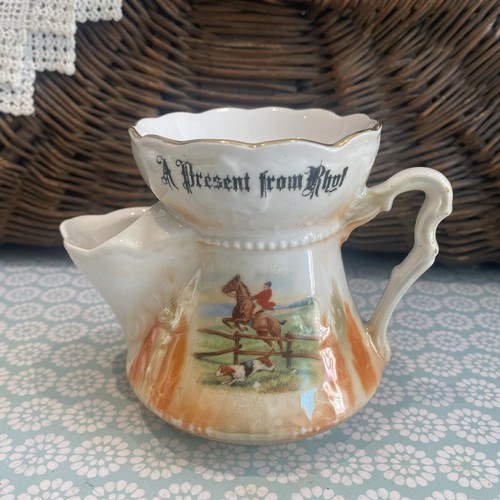 Vintage shaving scuttle mug - vintage,